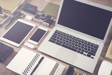 Responsive design mockup - template