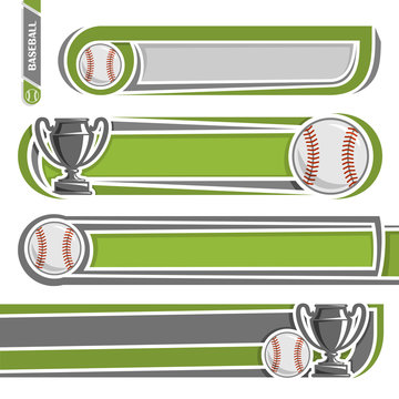 Illustrations to use text on the subject  baseball