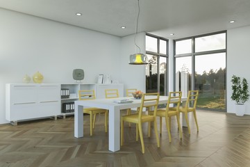 modernes Esszimmer