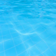 Blue pool water background