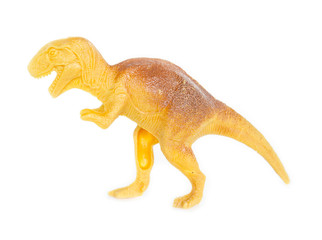 Tyrannosaurus dinosaur plastic figure toy model.