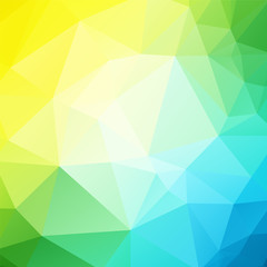 blue yellow green background