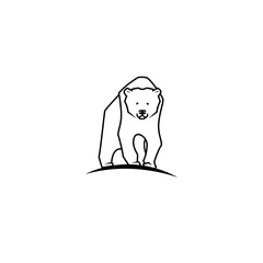 silhouette bear 