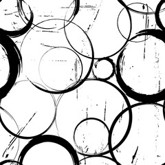 Materiał do szycia seamless background pattern, with circles, strokes and splashes,