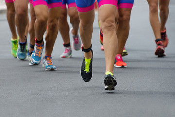 Fototapeta na wymiar Marathon runners