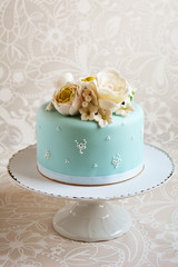 Gorgeous blue cake