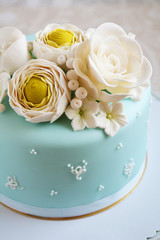 Gorgeous blue cake