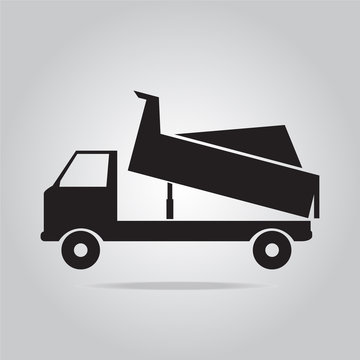 Dump Truck symbol illustration