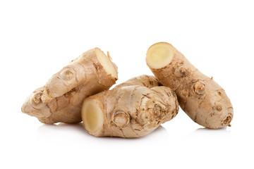 ginger on white background