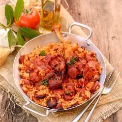 poulet chorizo & riz