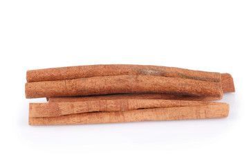 cinnamon isolated on white background