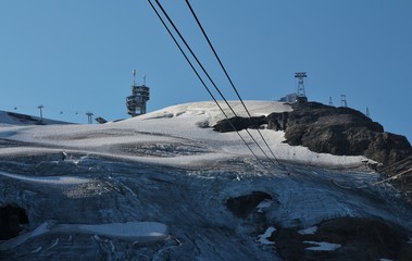 Summit station on Mt Titlis