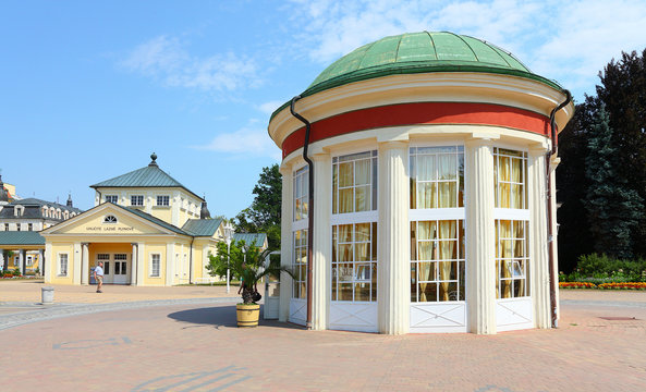 Frantiskovy Lazne, Czech Republic. This beautiful spa town, founded in 1793. City with mineral springs that attract many tourists wishing to improve their health.