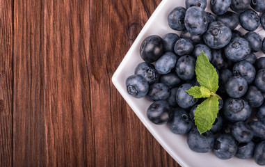 Blueberries in a bowl