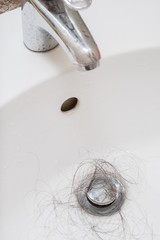 Hair loss problem in sink