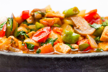 Auflauf - Hähnchen mit Gemüse