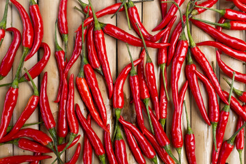 random fresh red chili