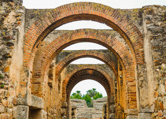 Hispania romana, Mérida, España, arcos de entrada al anfiteatro