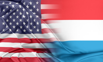 Obraz premium USA i Luksemburg