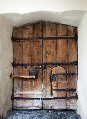 Old entry door in Nauders, Austria