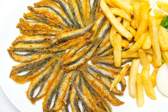 Hamsi - frittierte Sardellen