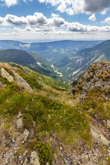 Mountain Range landscape - Snezka / Sniezka - Krkonose / Karkonosze
