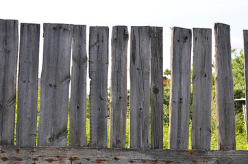 Fototapeta premium Boards of the wooden fence