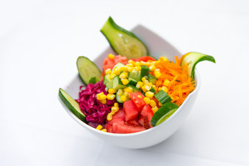 Salat in der Schüssel