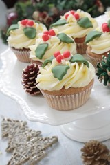 Christmas cup cakes