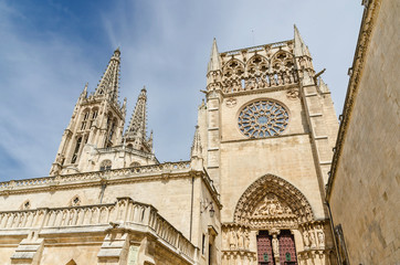 Burgos gothic cathedral