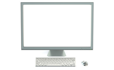 Fototapeta premium Desktop computer with blank screen