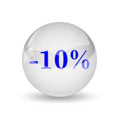 10 percent discount icon