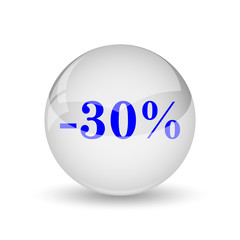 30 percent discount icon