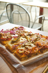 pizza by the slice (square pizza)