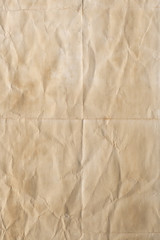 old crumpled paper texture or background