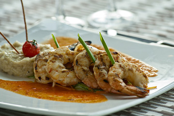 Shrimps grill