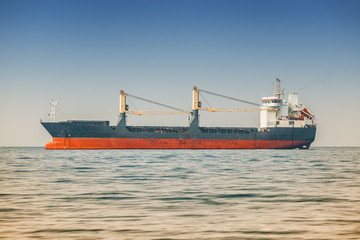 Naklejka premium cargo ship