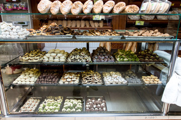 Gebäckregal Bäckerei