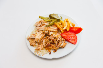 Döner mit Beilage