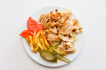 Döner mit Beilage