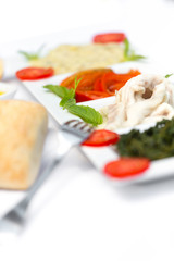 Verschiedene Vorspeisen