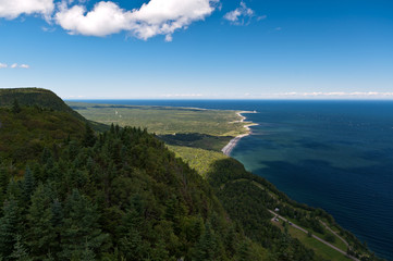 Forillon National Park aerial view
