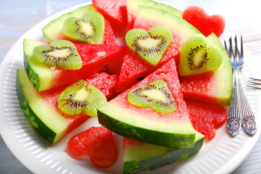 love kiwi and watermelon