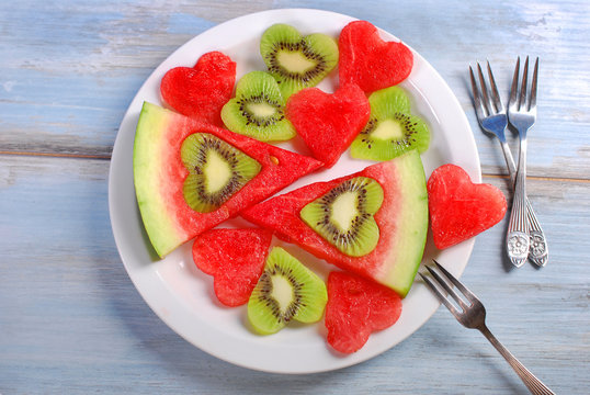love kiwi and watermelon