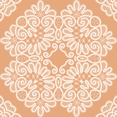 Abstract seamless lace pattern