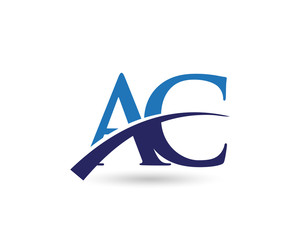 AC Logo Letter Swoosh