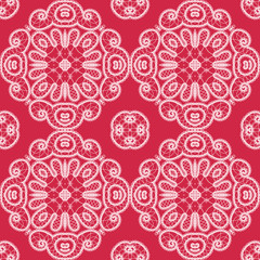 Abstract seamless lace pattern