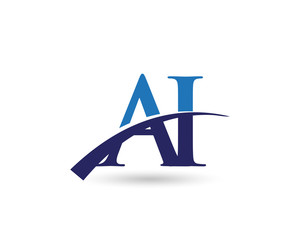 AI Logo Letter Swoosh