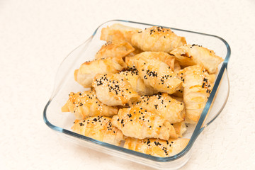 gefüllte Teigtaschen mit Käse