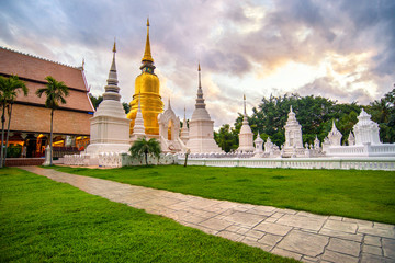 wat suan dok beautiful temple in chiangmai